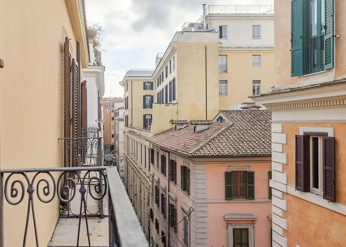 아파트 Piazza Di Spagna 2 Bedrooms And 5 Juliet Balcony 로마